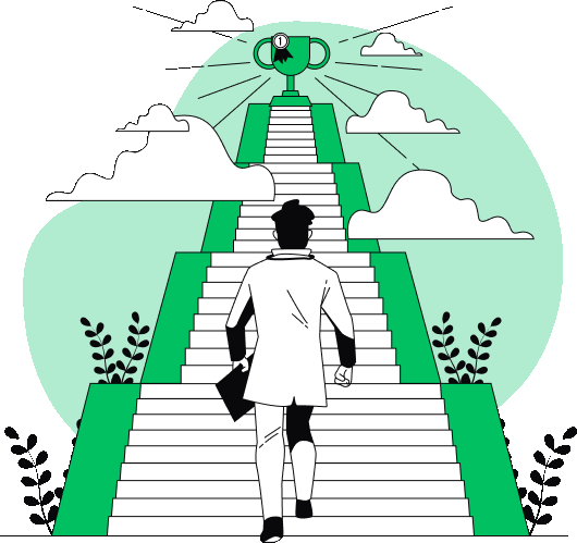 Surgeon walking to success Surgeon walking to success